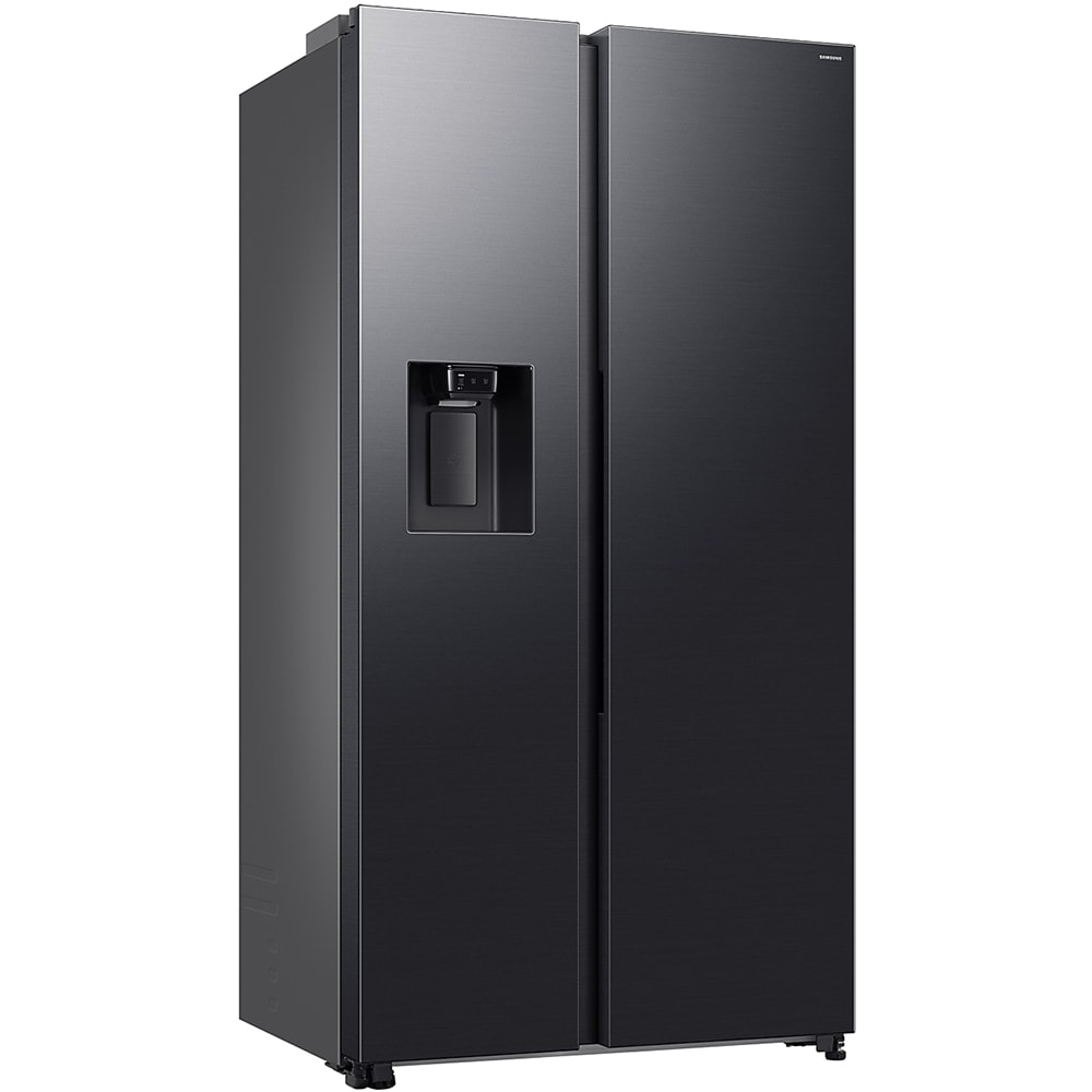 Side by Side SAMSUNG RS70F64KDFEO, No Frost, AI Energy, 640 l, H 178.4 cm,Clasa D, Dozator apa, dark inox