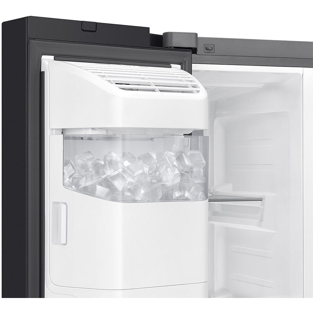 Side by Side SAMSUNG RS80F64JEBEO, No Frost, AI Energy, 634 l, H 178.6 cm, Clasa E, Dozator apa, sticla neagra