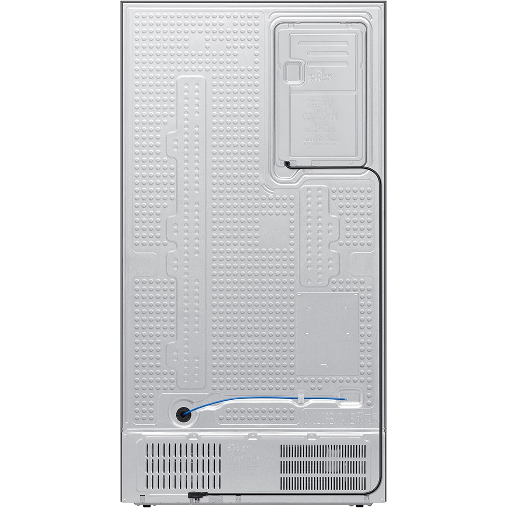 Side by Side SAMSUNG RS80F66KBFEO, No Frost, AI Energy, 634 l, H 178.4 cm, Clasa B, Dozator apa, dark inox