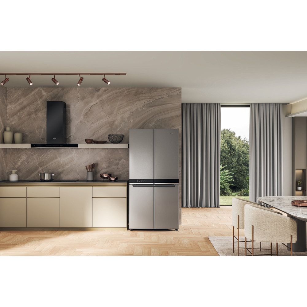 Side by Side WHIRLPOOL WQ9 B3L EF, No Frost, 594 l, H 187 cm, Clasa D, inox