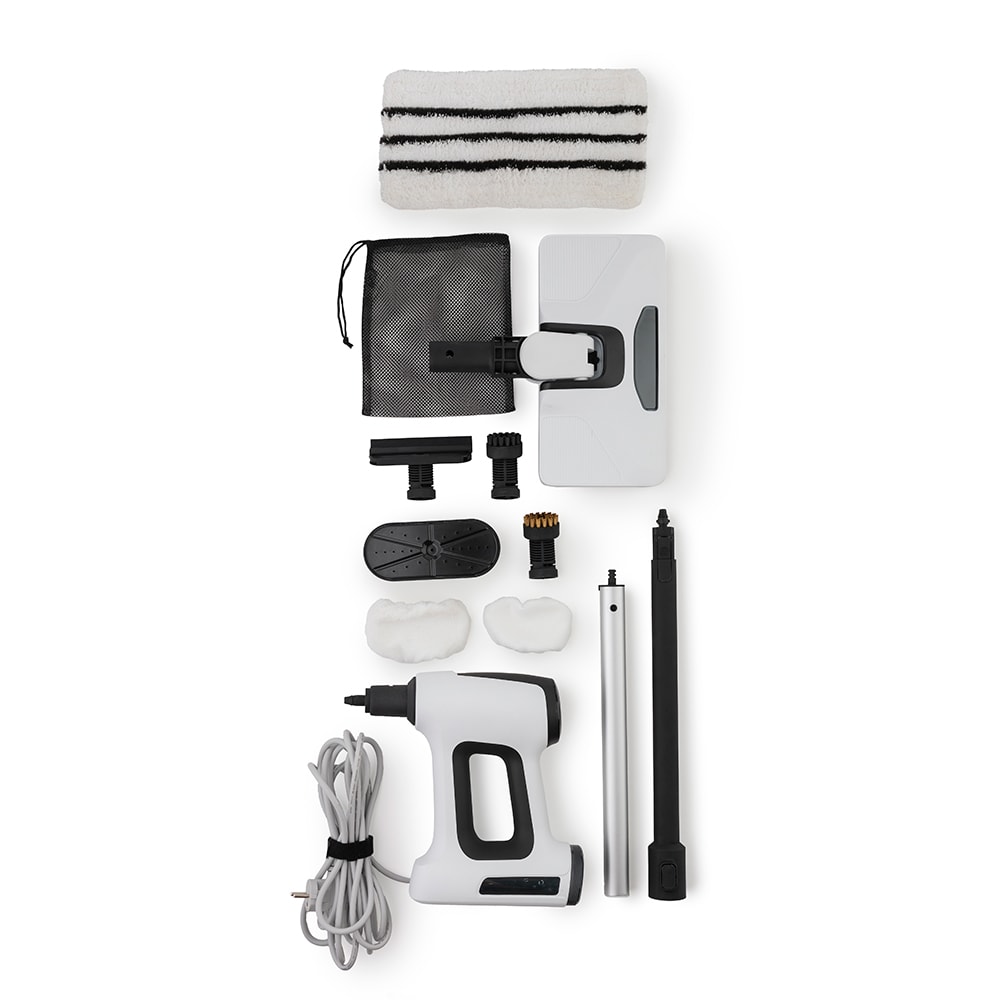 Aparat de curatat cu abur GORENJE SC1506W, 0.4l, alb-negru