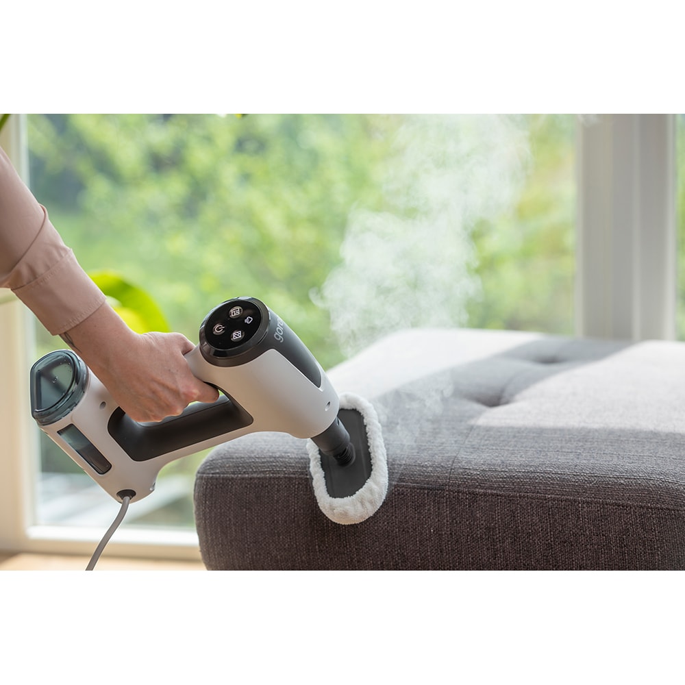 Aparat de curatat cu abur GORENJE SC1506W, 0.4l, alb-negru