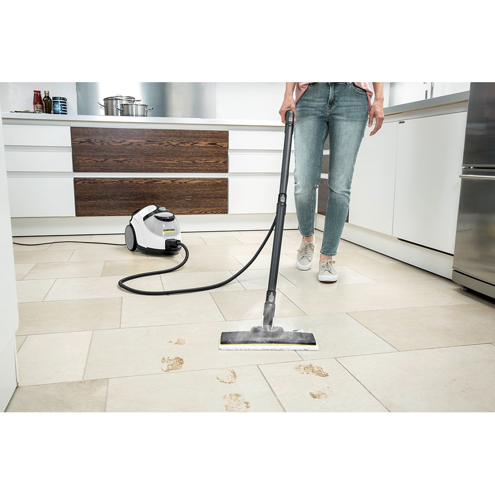 Aparat de curatat cu abur 2in1 KARCHER SC 5 EasyFix Iron 15126610, 1.5l, 2250W, alb-negru