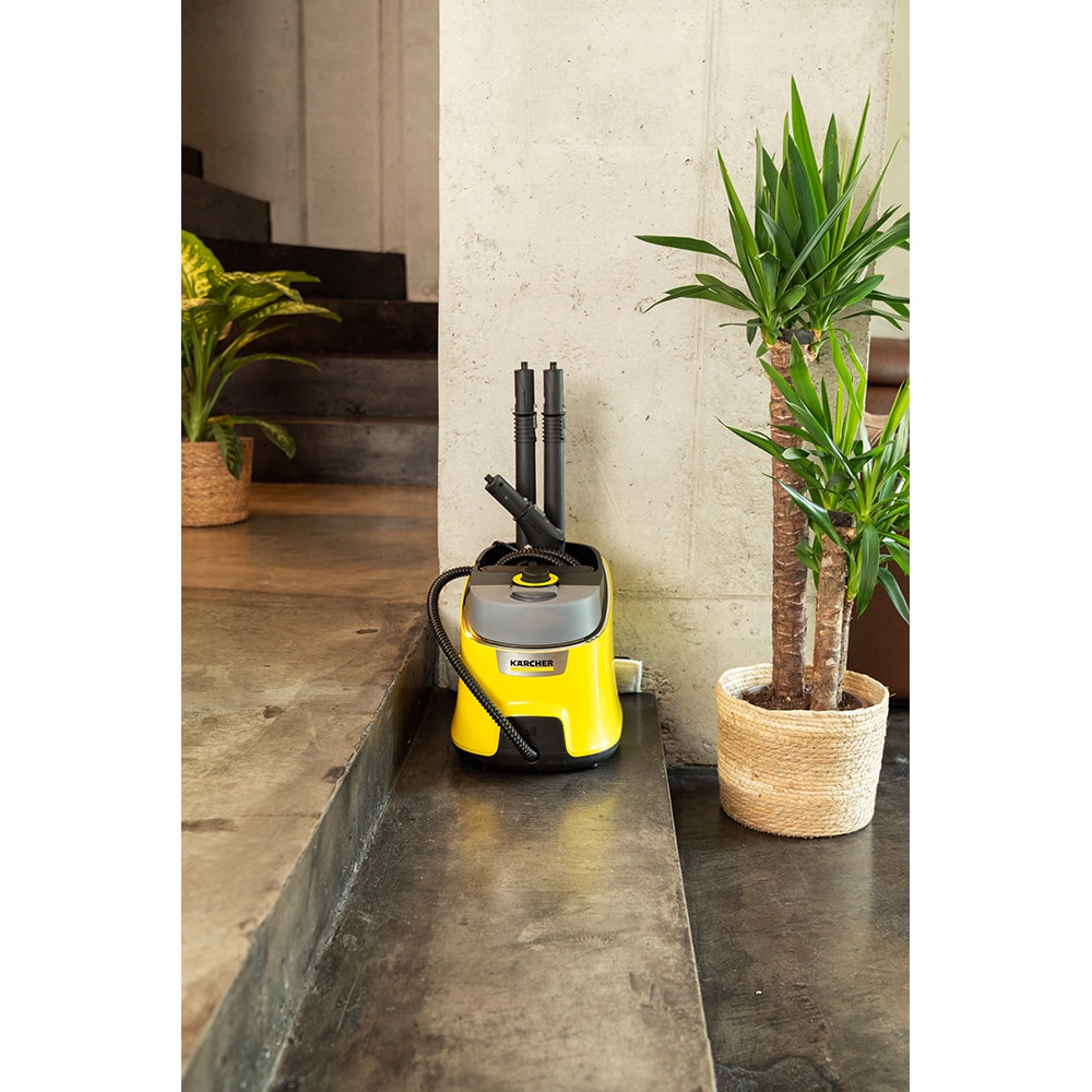 Aparat de curatat cu abur KARCHER SC 4 Deluxe Easy 15132600, 1.3l, 2200W, 80dB, galben-negru