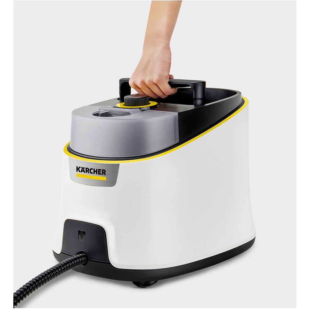 Aparat de curatat cu abur KARCHER SC4 Deluxe 15134600, 1.3l, 2200W, alb-negru