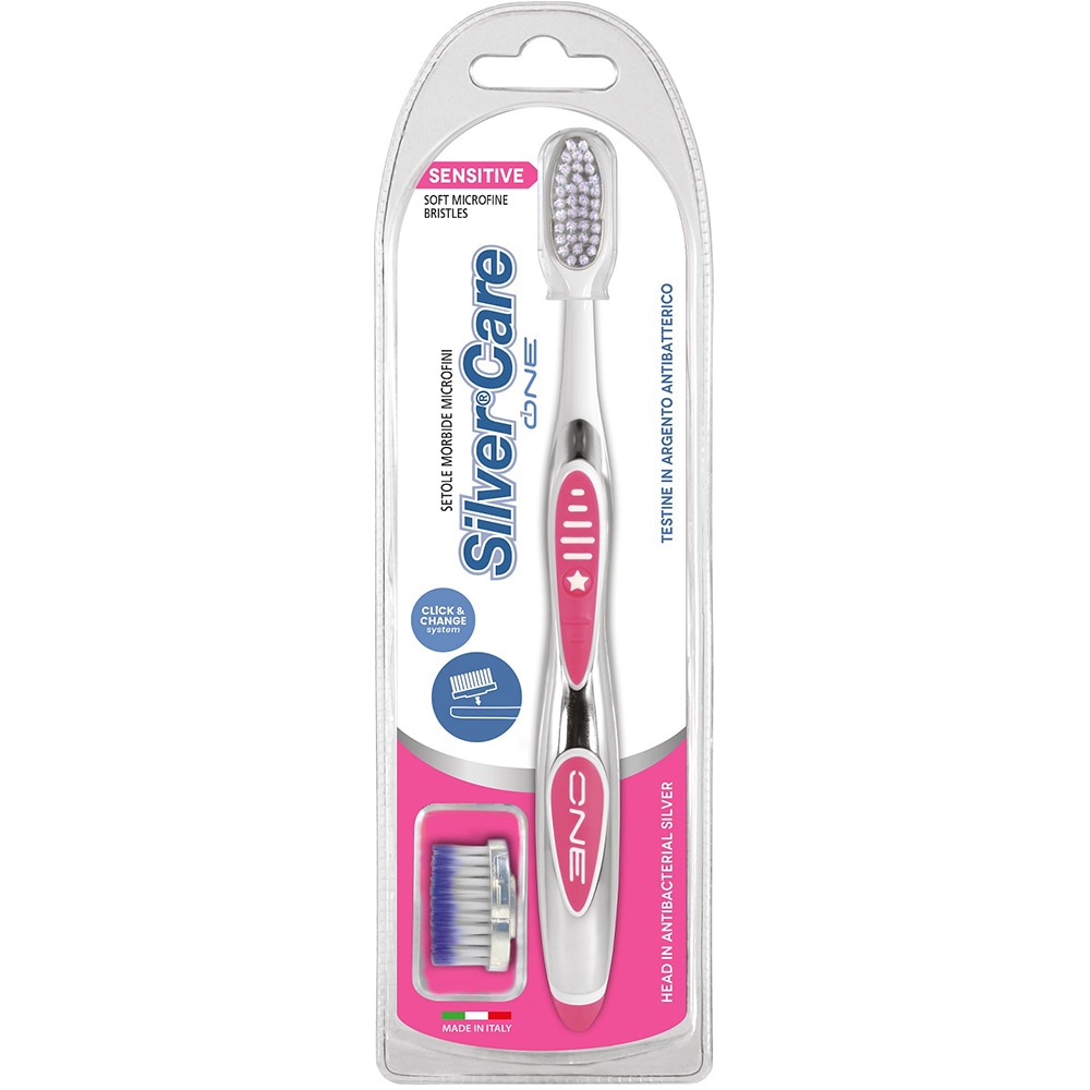 Periuta de dinti SILVER CARE One Sens + rezerva, multicolor