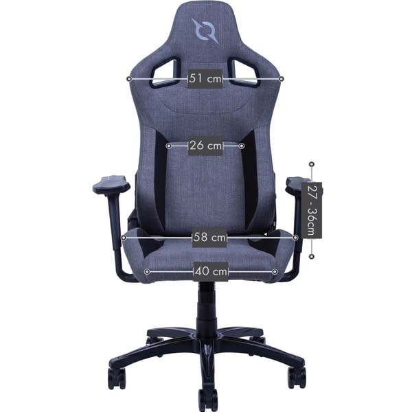 Scaun Gaming AQIRYS Fenrir, gri-negru