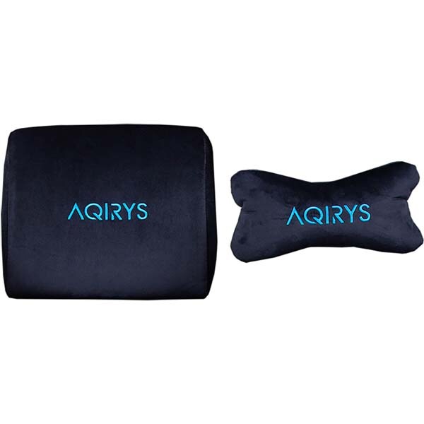 Scaun Gaming AQIRYS Hyperion, negru-gri-albastru