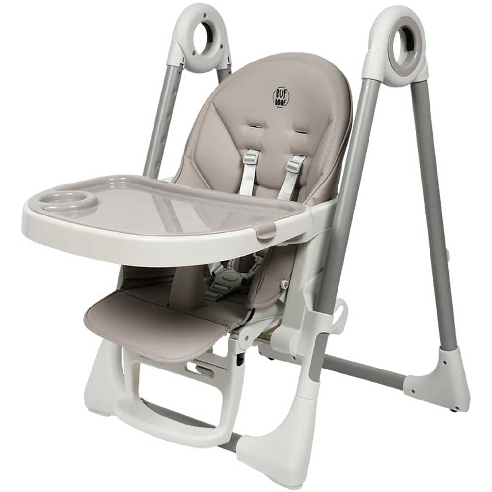 Scaun de masa BUF BOOF X6GREY, 6 luni+, gri-alb