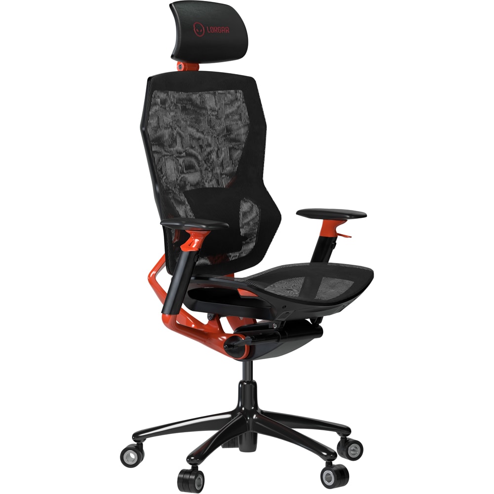Scaun Gaming LORGAR Grace 855 Mesh Black/Red