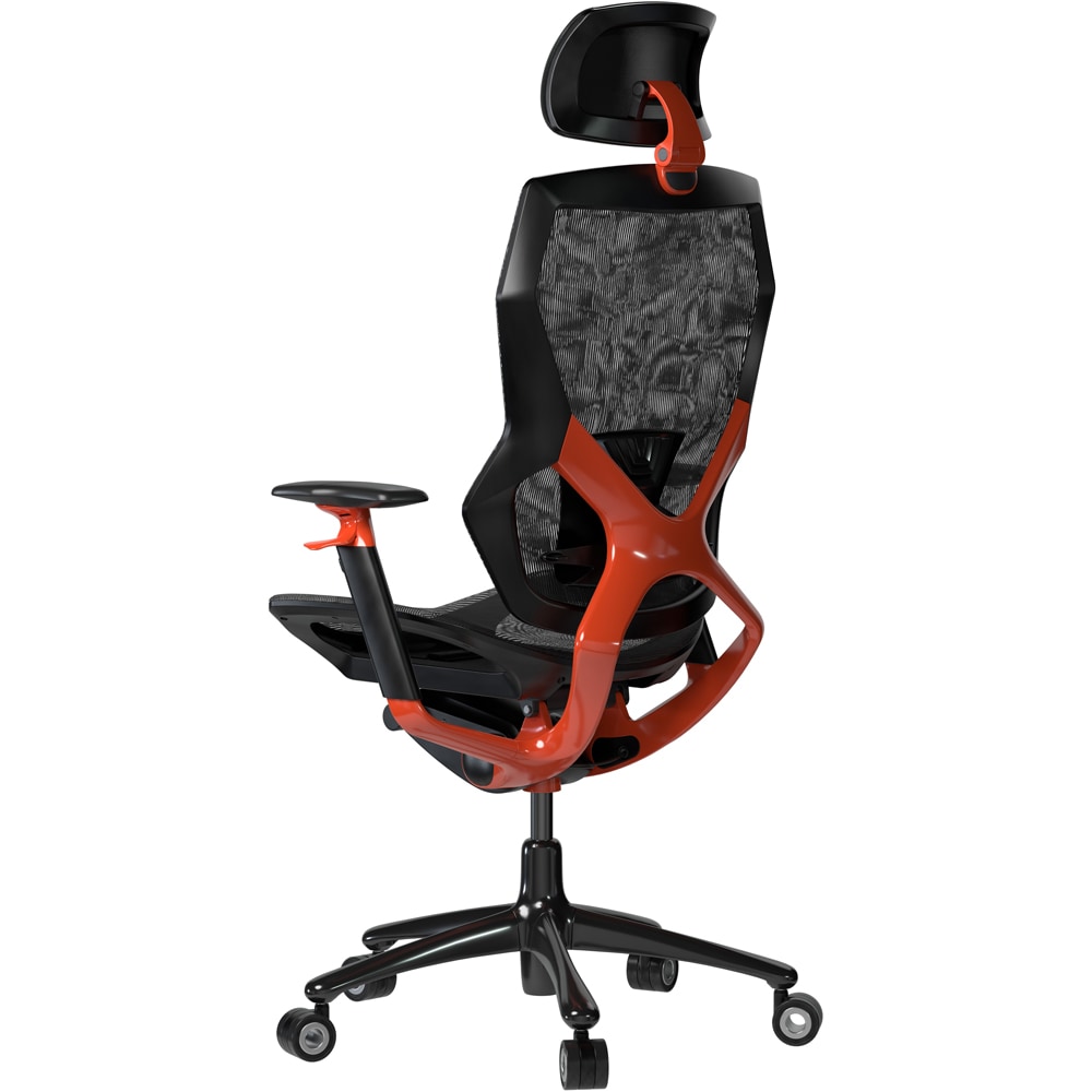 Scaun Gaming LORGAR Grace 855 Mesh Black/Red