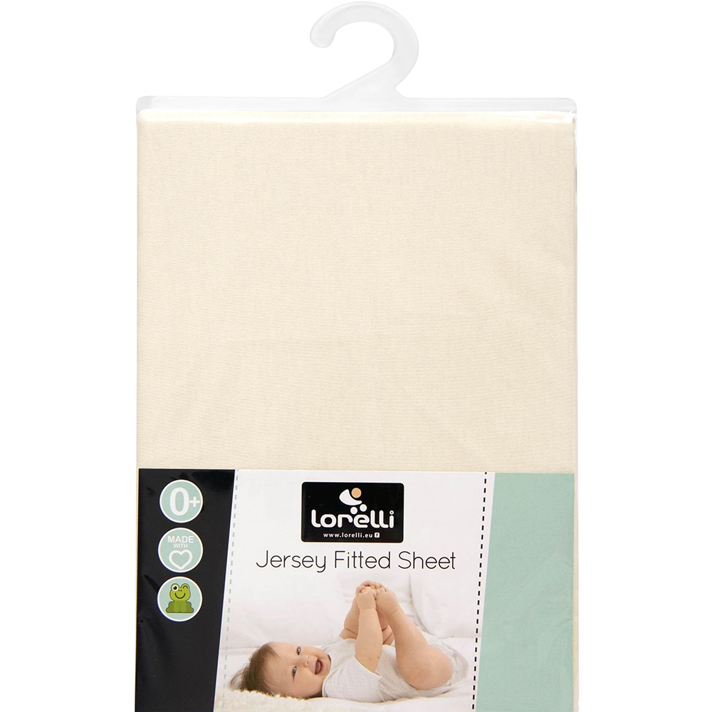 Cearsaf pat LORELLI Jersey 20050070007, 120x60 cm, bej
