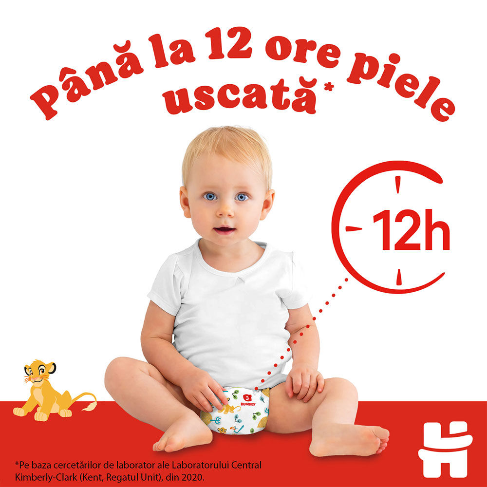 Scutece HUGGIES Classic Jumbo nr 5, Unisex, 11-25 kg, 38 buc