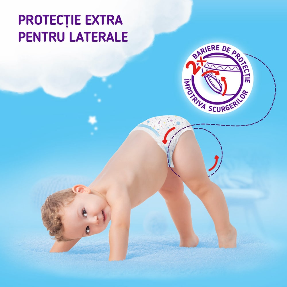 Scutece chilotel PUFIES Sensitive XL nr 6, 15 kg+, 60 buc