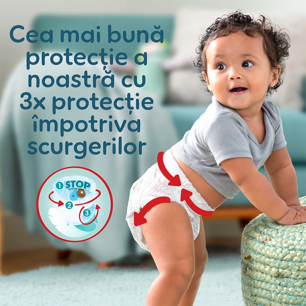 Scutece chilotel PAMPERS Premium Care Pants XXL Box nr 7, Unisex, 17 kg+, 80 buc