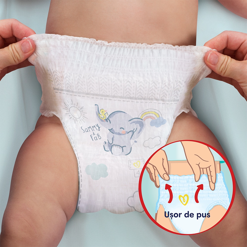 Scutece chilotel PAMPERS Premium Care Pants XXL Box nr 7, Unisex, 17 kg+, 80 buc