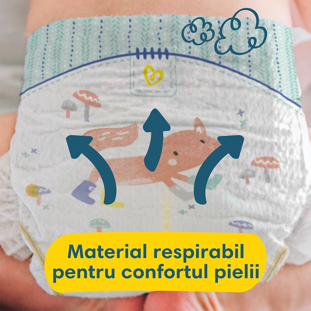 Scutece PAMPERS Premium Care Mega Box nr 3, Unisex, 5-9 kg, 120 buc