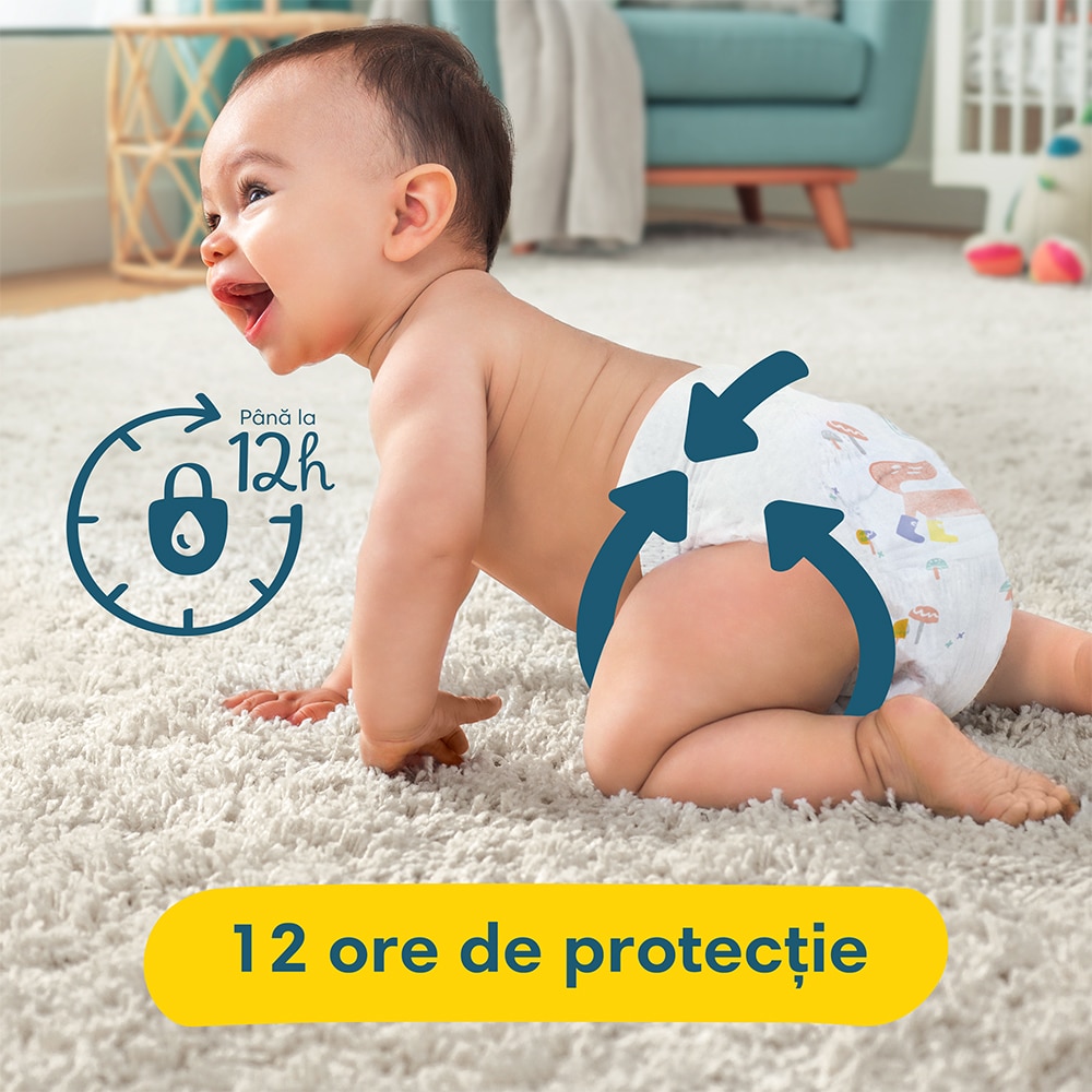 Scutece PAMPERS Premium Care Mega Box nr 4, Unisex, 9-14 kg, 104 buc