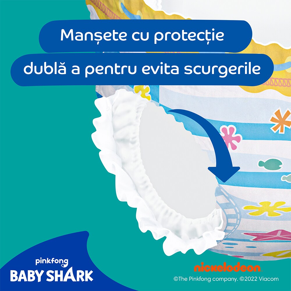 Scutece chilotel pentru apa PAMPERS Splash Carry Pack nr 4, Unisex, 9-15 kg, 11 buc