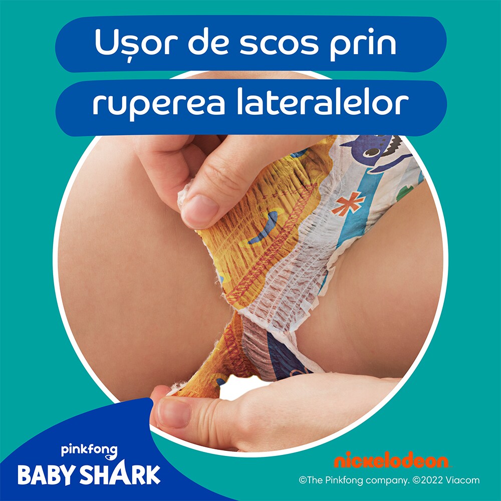 Scutece chilotel pentru apa PAMPERS Splash Carry Pack nr 4, Unisex, 9-15 kg, 11 buc