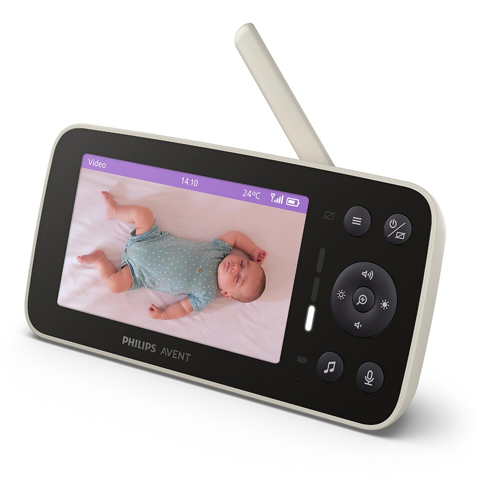 Monitor video PHILIPS AVENT SCD863/26, 4.5", alb