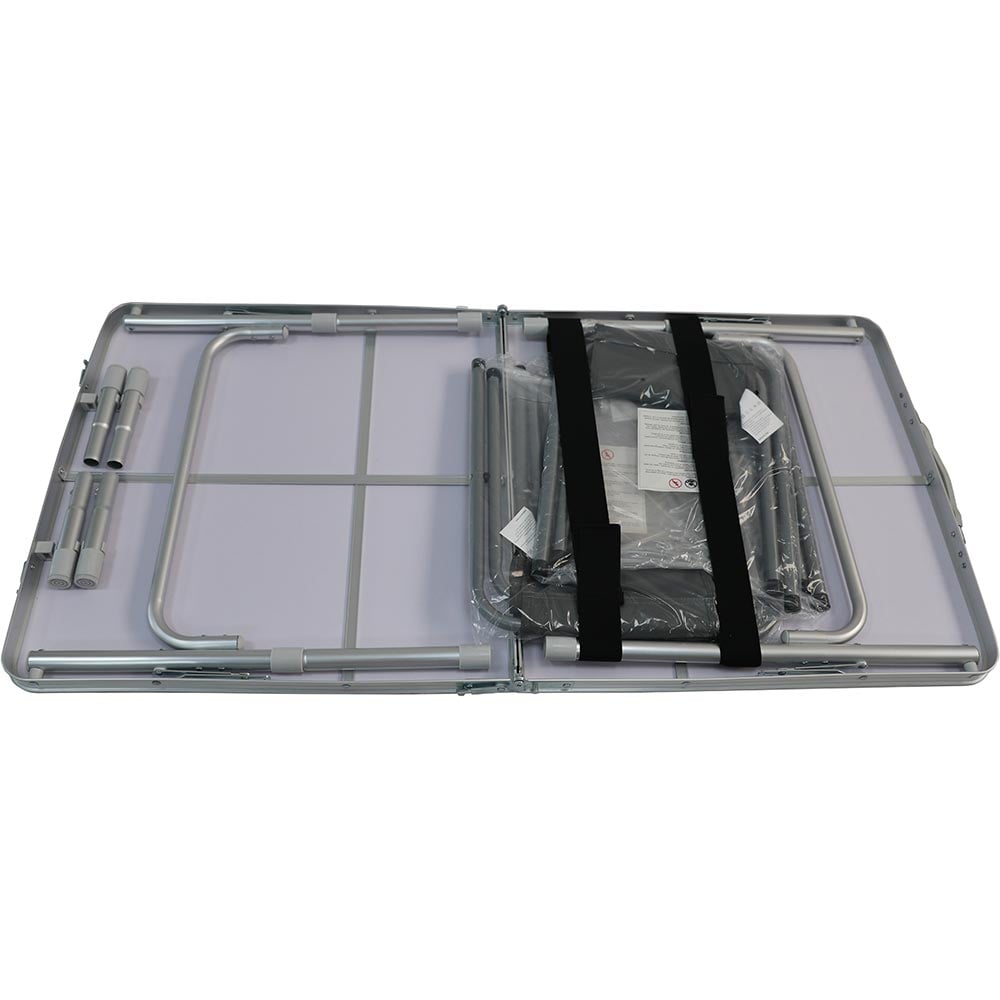 Set masa si scaune pliabile MYRIA MY7264, gri