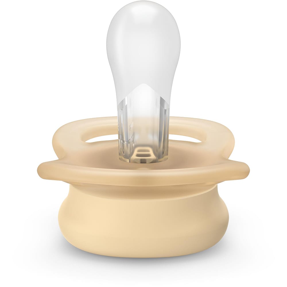 Suzeta PHILIPS AVENT Ultra Start SCF075/11, 0-2 luni, 2 buc, mov-portocaliu