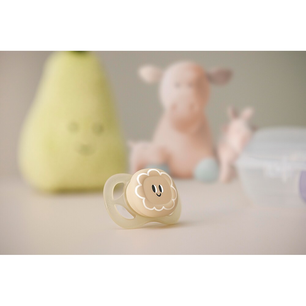 Suzeta PHILIPS AVENT Pacifier Ultra Start SCF075/13, 0-2 luni, 2 buc, mov-portocaliu