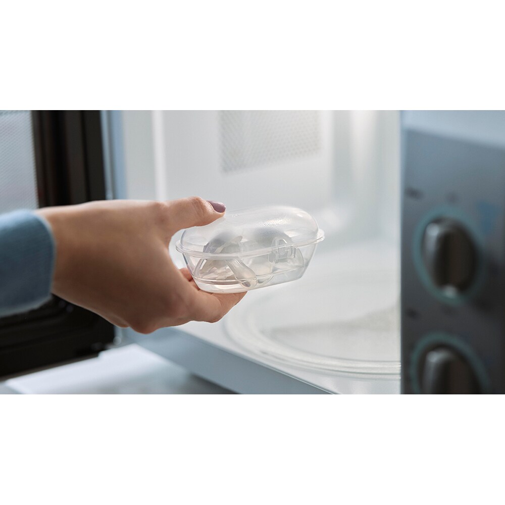 Suzeta PHILIPS AVENT Pacifier Ultra Start SCF075/13, 0-2 luni, 2 buc, mov-portocaliu