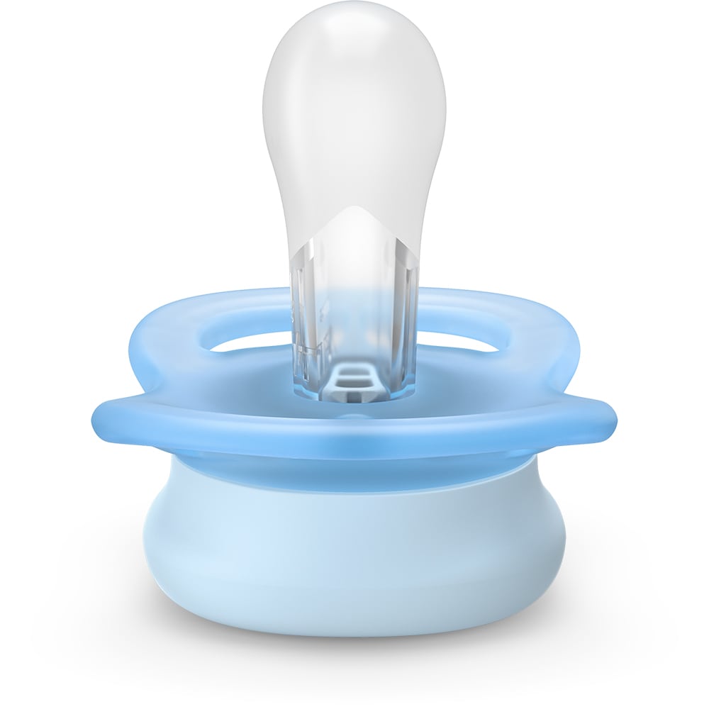 Suzeta PHILIPS AVENT Ultra Start SCF075/14, 0-2 luni, 2 buc, bleu-verde