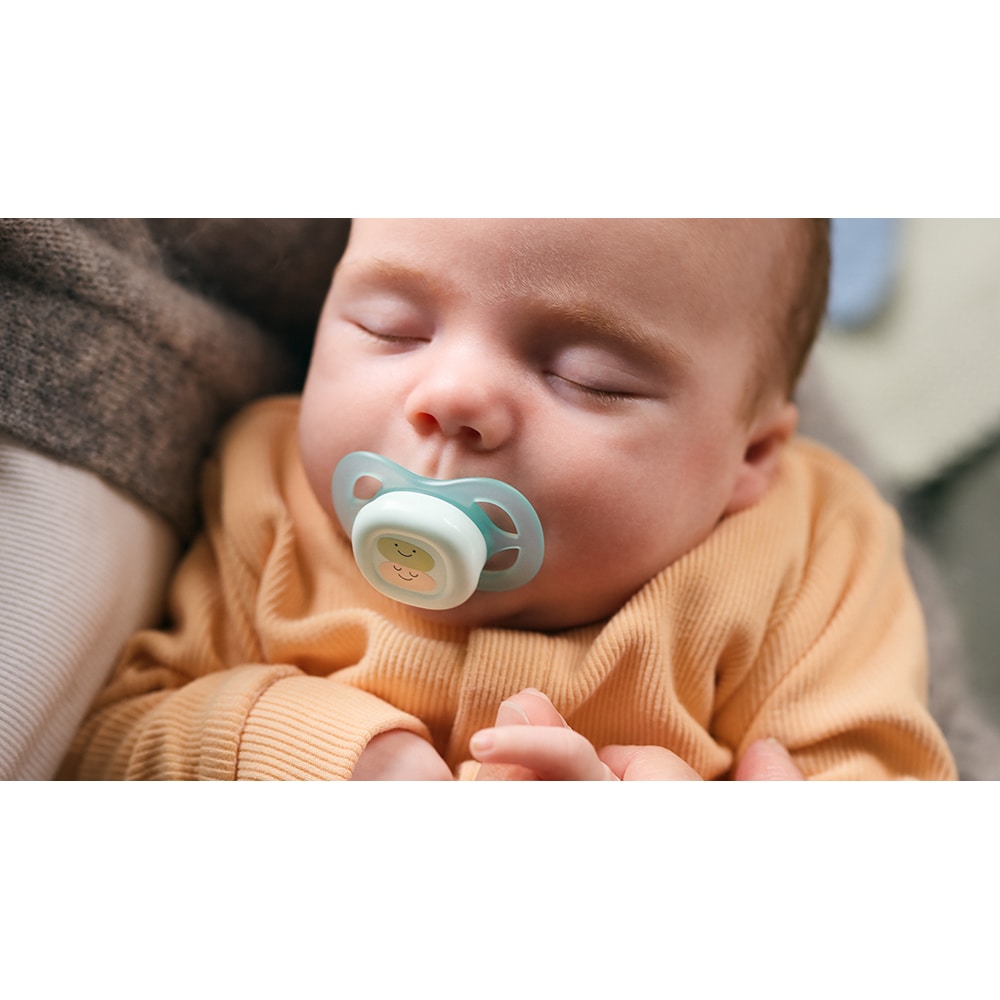 Suzeta PHILIPS AVENT Ultra Start SCF075/14, 0-2 luni, 2 buc, bleu-verde