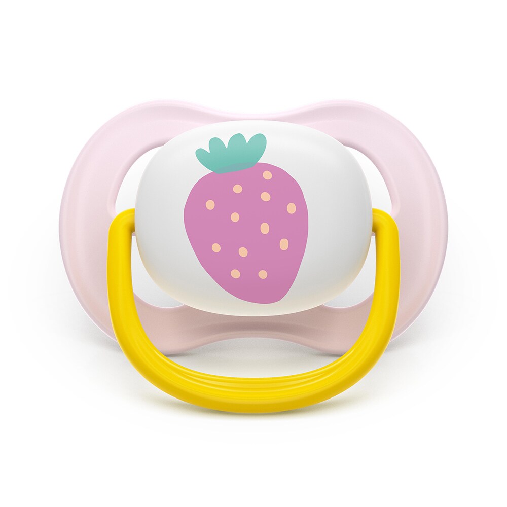 Suzeta PHILIPS AVENT Pacifier Ultra Air SCF080/24, 0 luni+, 2 buc, multicolor