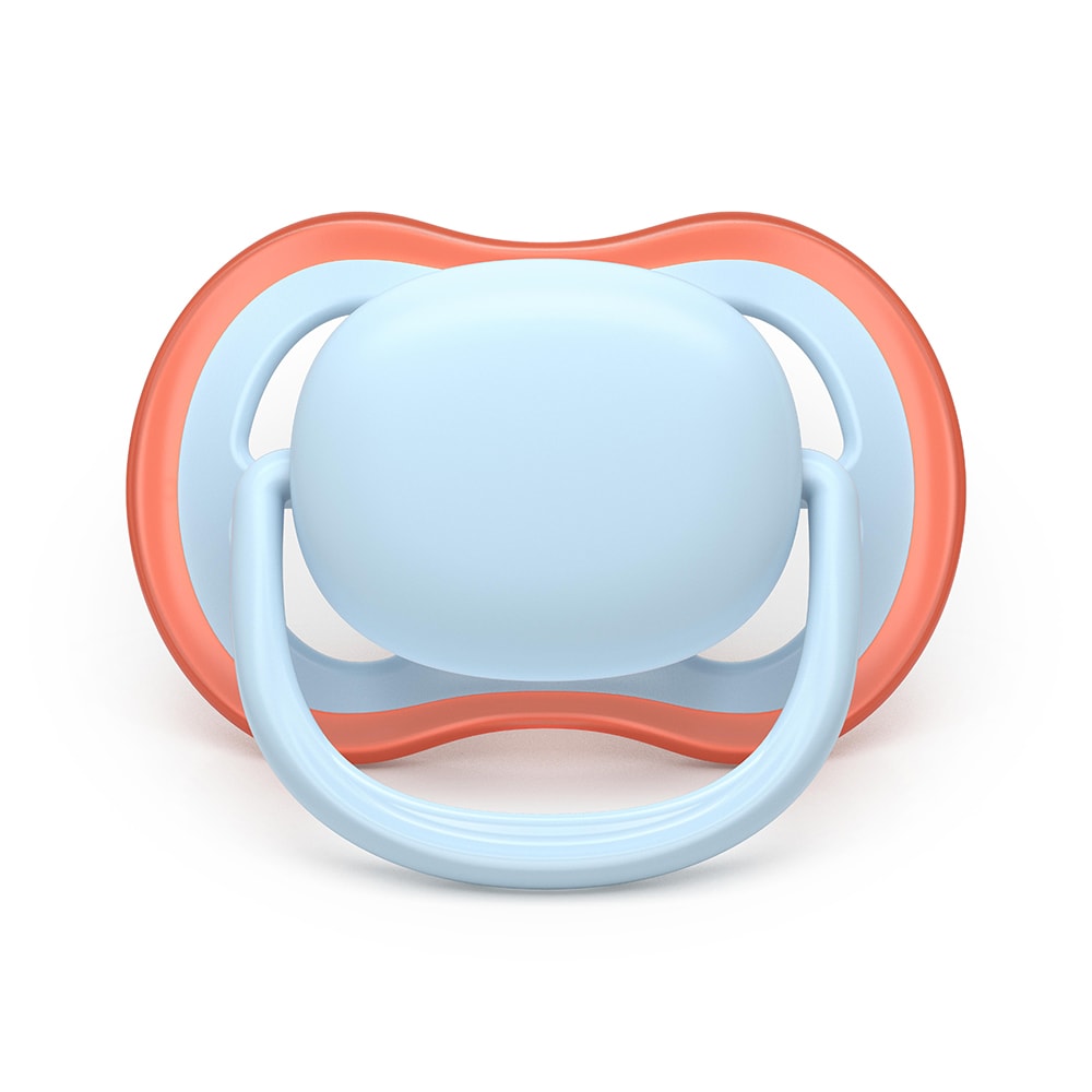 Suzeta PHILIPS AVENT Ultra Air SCF087/01, 0 luni+, 2 buc, bleu-verde