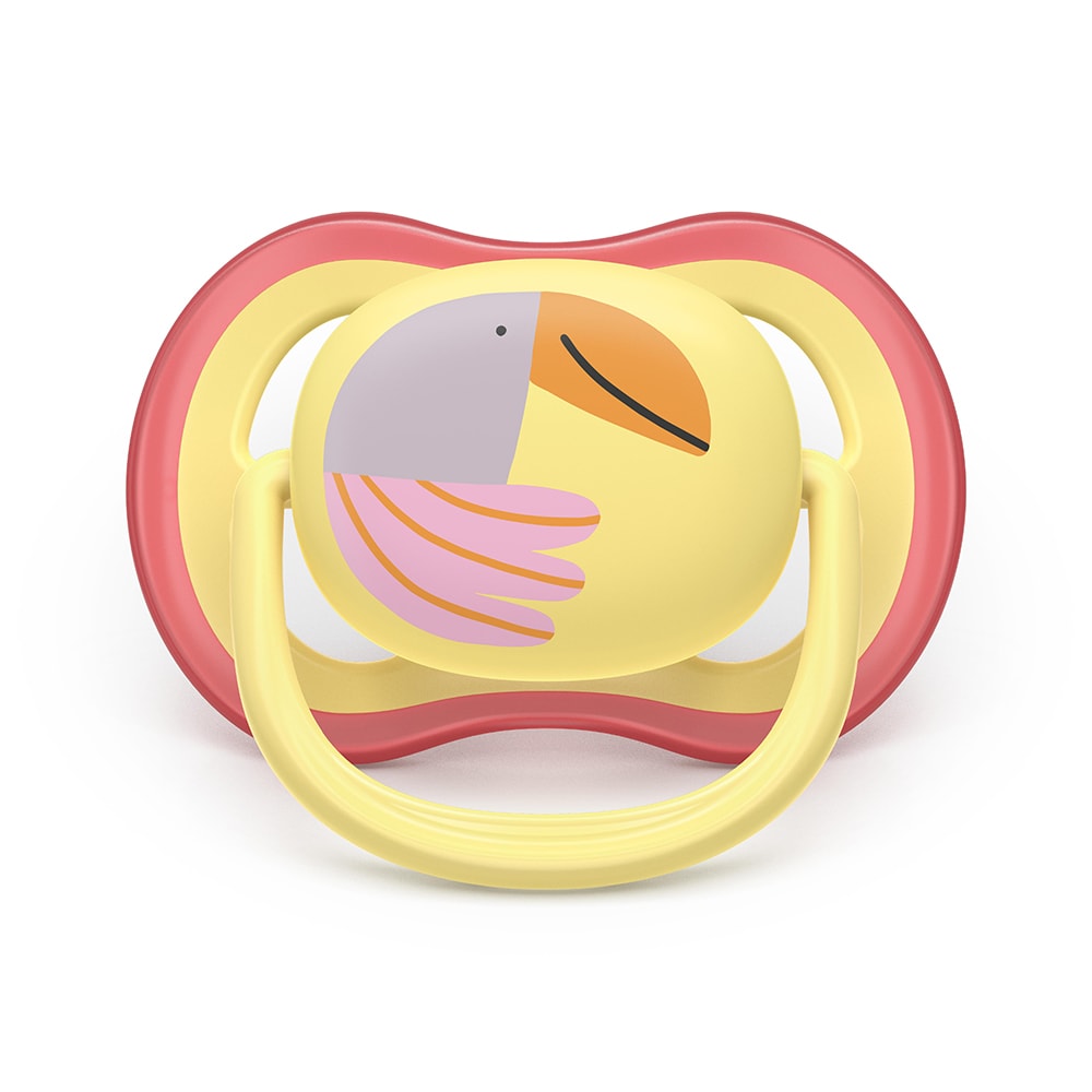 Suzeta PHILIPS AVENT Pacifier Ultra Air SCF087/04, 0 luni+, 2 buc, multicolor