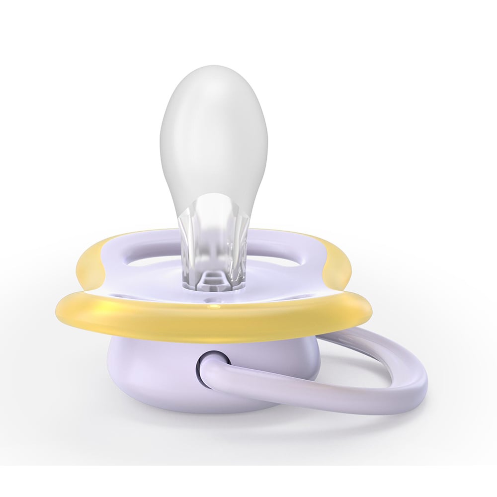 Suzeta PHILIPS AVENT Pacifier Ultra Air SCF087/04, 0 luni+, 2 buc, multicolor