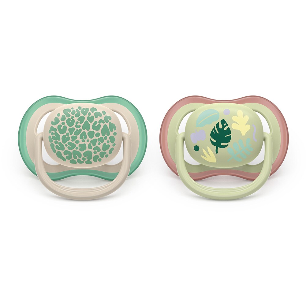 Suzeta PHILIPS AVENT Pacifier Ultra Air SCF087/17, 6 luni+, 2 buc, multicolor