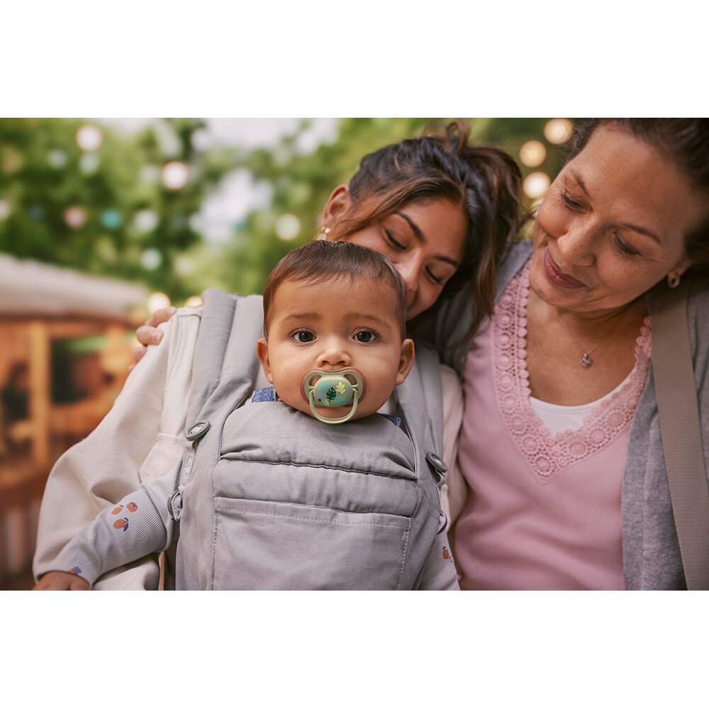 Suzeta PHILIPS AVENT Pacifier Ultra Air SCF087/17, 6 luni+, 2 buc, multicolor