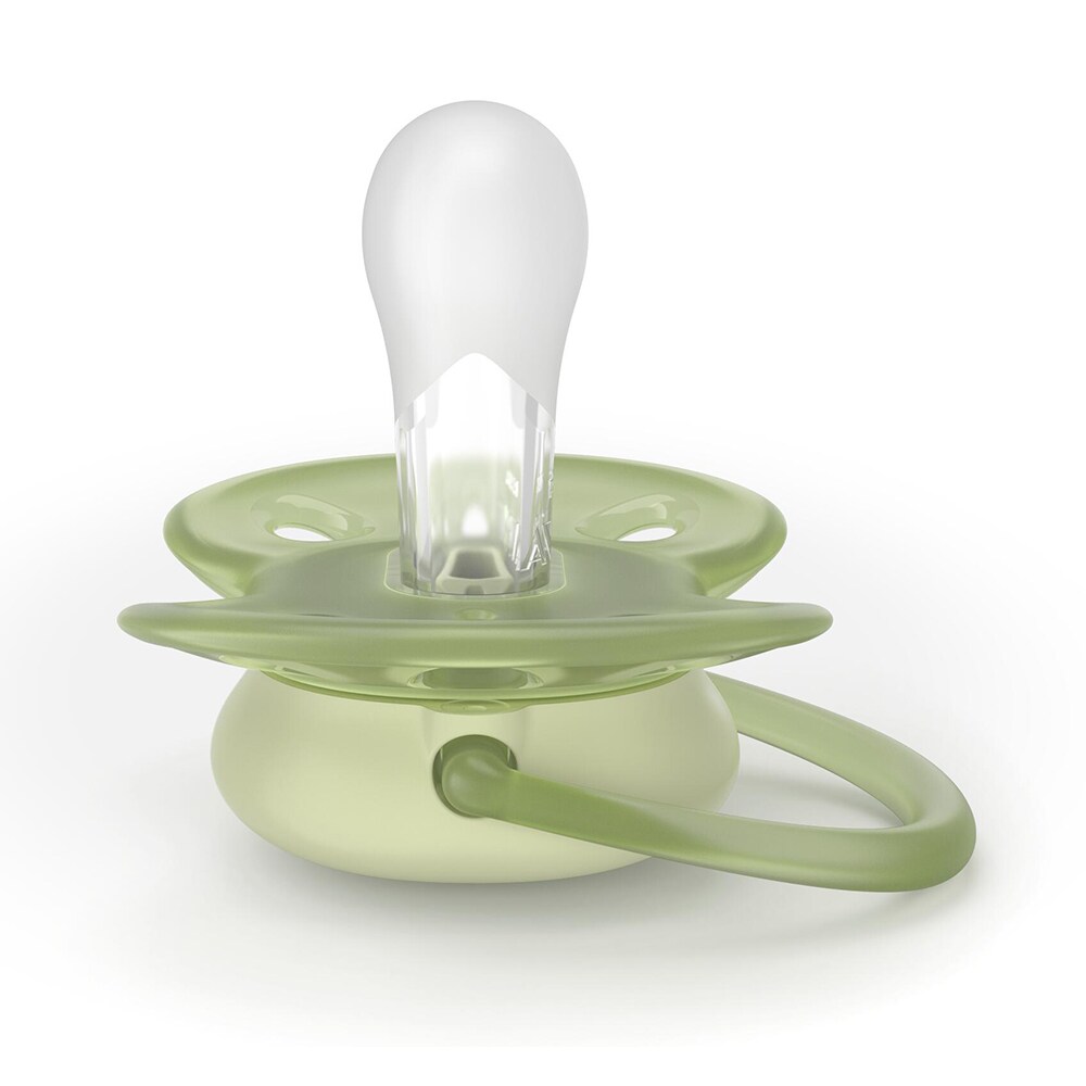 Suzeta PHILIPS AVENT Ultra Soft SCF091/37, 0-6 luni, 2 buc, albastru-verde