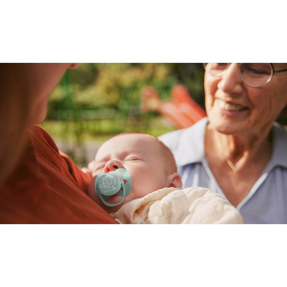 Suzeta PHILIPS AVENT Pacifier Ultra Soft SCF091/41, 0-6 luni, 2 buc, multicolor