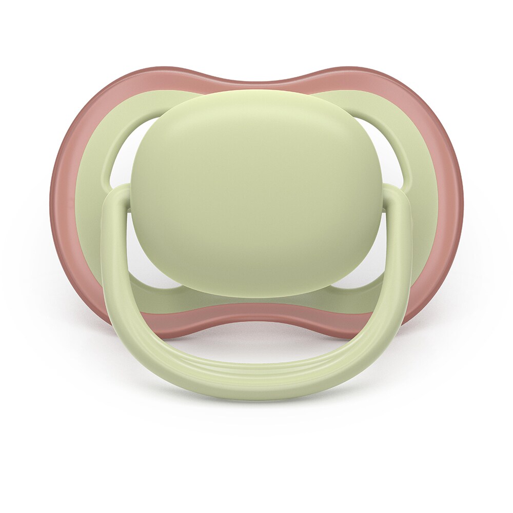 Suzeta PHILIPS AVENT Ultra Air SCF349/50, 18 luni+, 2 buc, verde-galben