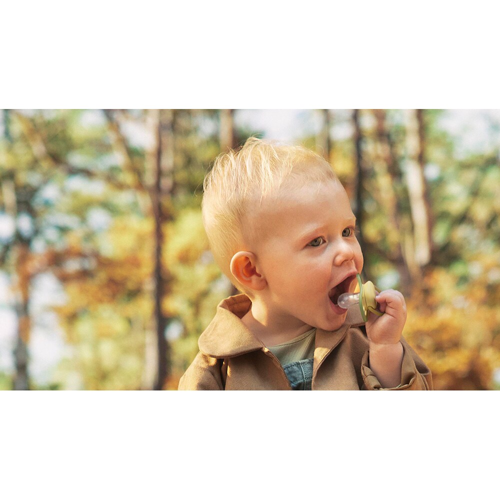 Suzeta PHILIPS AVENT Ultra Air SCF349/50, 18 luni+, 2 buc, verde-galben