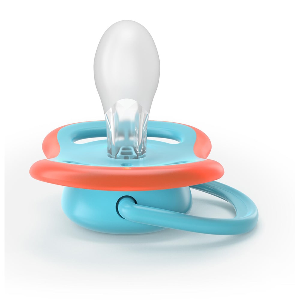 Suzeta PHILIPS AVENT Pacifier Ultra Air SCF349/58, 0 luni+, 2 buc, multicolor