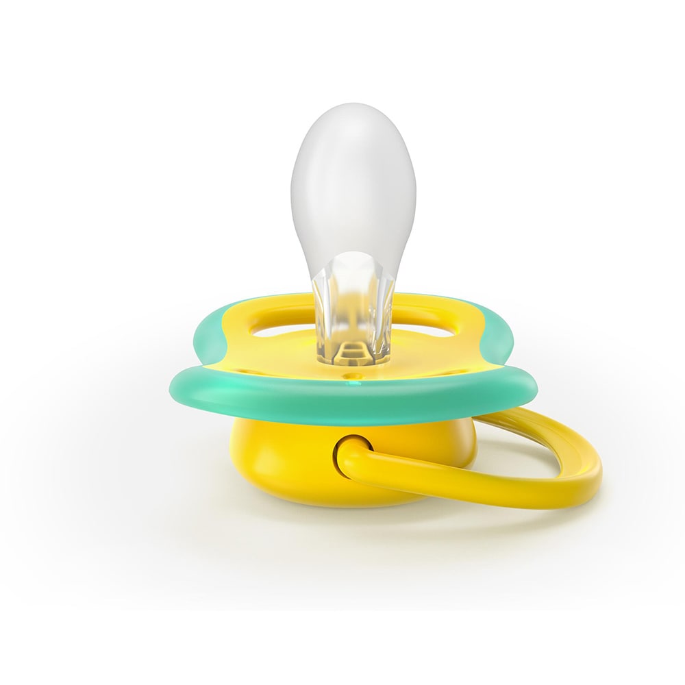 Suzeta PHILIPS AVENT Pacifier Ultra Air SCF349/58, 0 luni+, 2 buc, multicolor