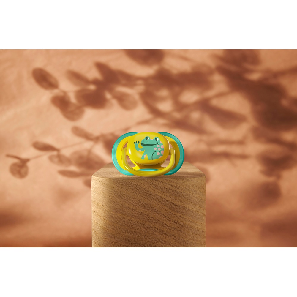 Suzeta PHILIPS AVENT Pacifier Ultra Air SCF349/58, 0 luni+, 2 buc, multicolor