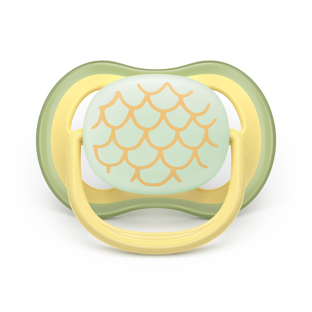 Suzeta PHILIPS AVENT Ultra Air pentru noapte SCF376/27, 0 luni+, 2 buc, multicolor