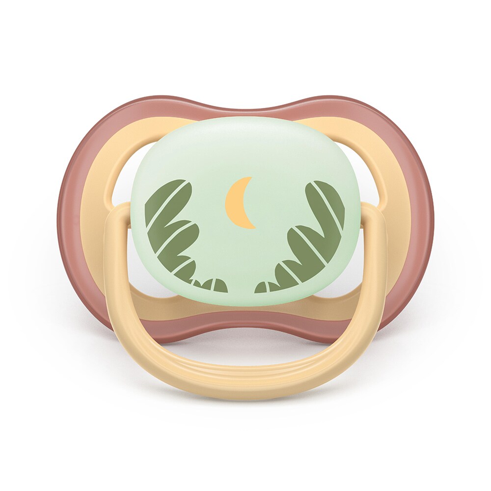 Suzeta PHILIPS AVENT Ultra Air pentru noapte SCF376/27, 0 luni+, 2 buc, multicolor