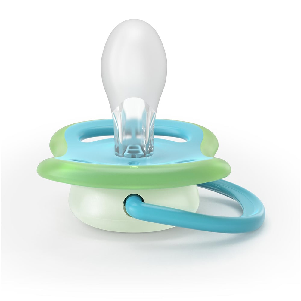 Suzeta PHILIPS AVENT Ultra Air pentru noapte SCF376/28, 6 luni+, 2 buc, multicolor