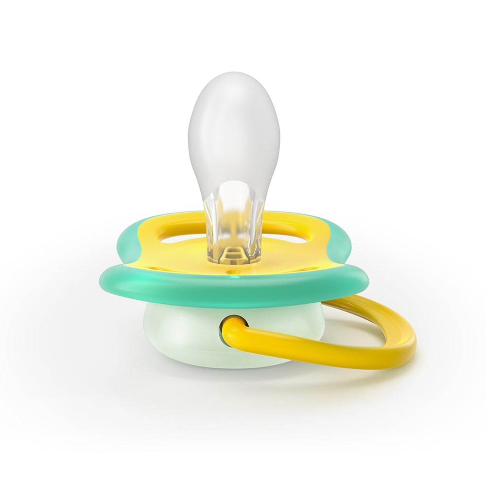 Suzeta PHILIPS AVENT Ultra Air pentru noapte SCF376/32, 18 luni+, 2 buc, multicolor