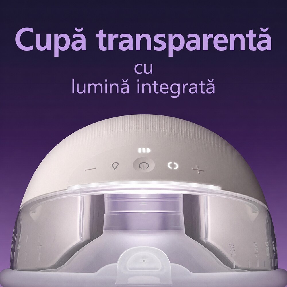 Pompa de san electrica dubla PHILIPS AVENT Natural Care SCF495/11, 160ml, bej
