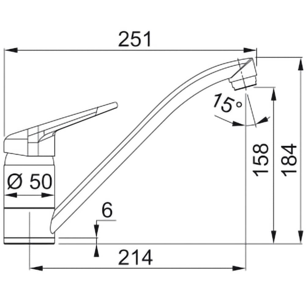 Pachet chiuveta FRANKE BSG 611-78, 1 cuva, picurator reversibil, compozit granit + baterie Novara Plus, avena